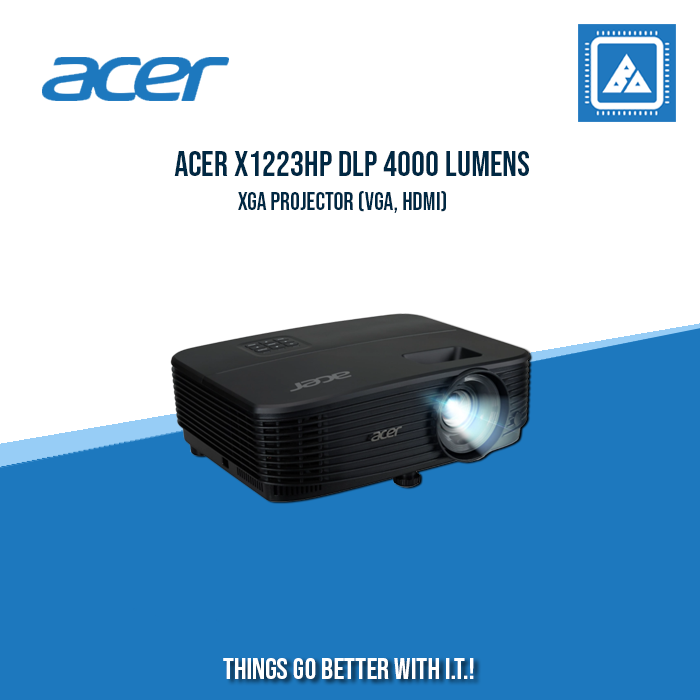 ACER X1223HP DLP 4000 LUMENS XGA PROJECTOR (VGA, HDMI) ACER X1223HP DLP 4000 LUMENS XGA PROJECTOR (VGA, HDMI)
